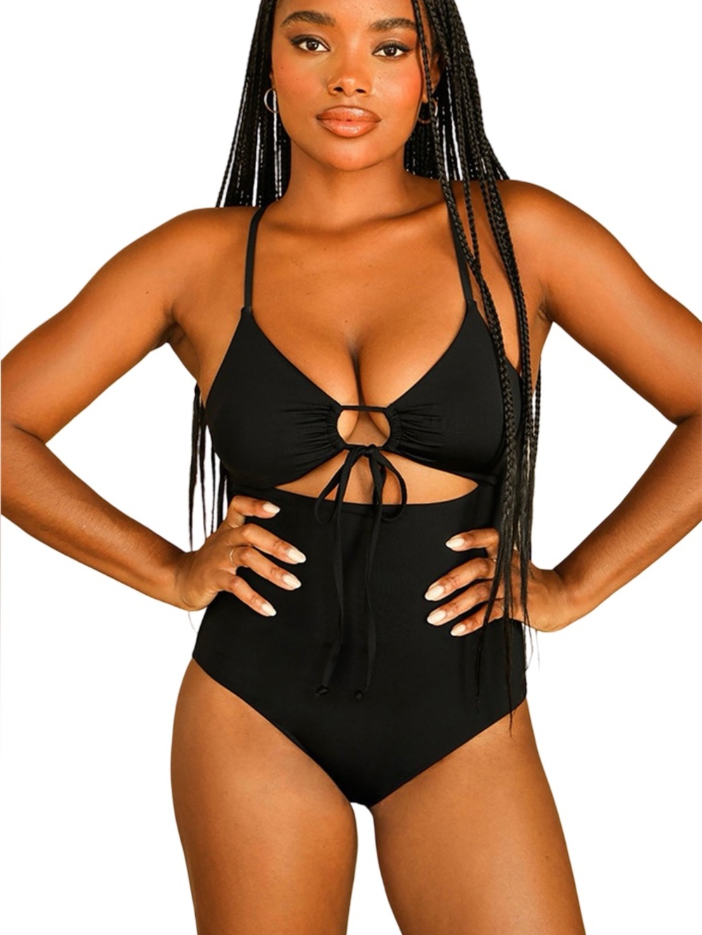 Dippin Daisys Nova One Piece Swimsuit Size Medium NWT Black Beach Vacation